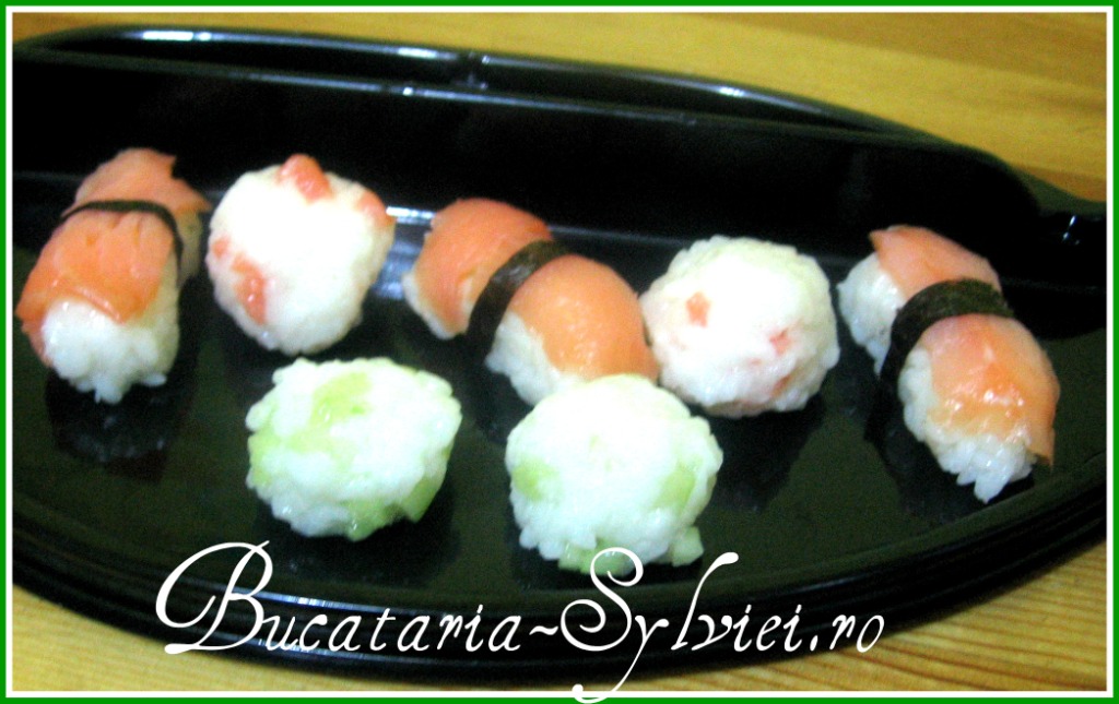 Sushi in varianta nigirizushi si temarizushi