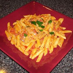 Penne in sos de Vodka