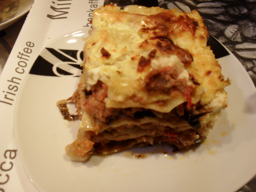 Lasagna cu vinete