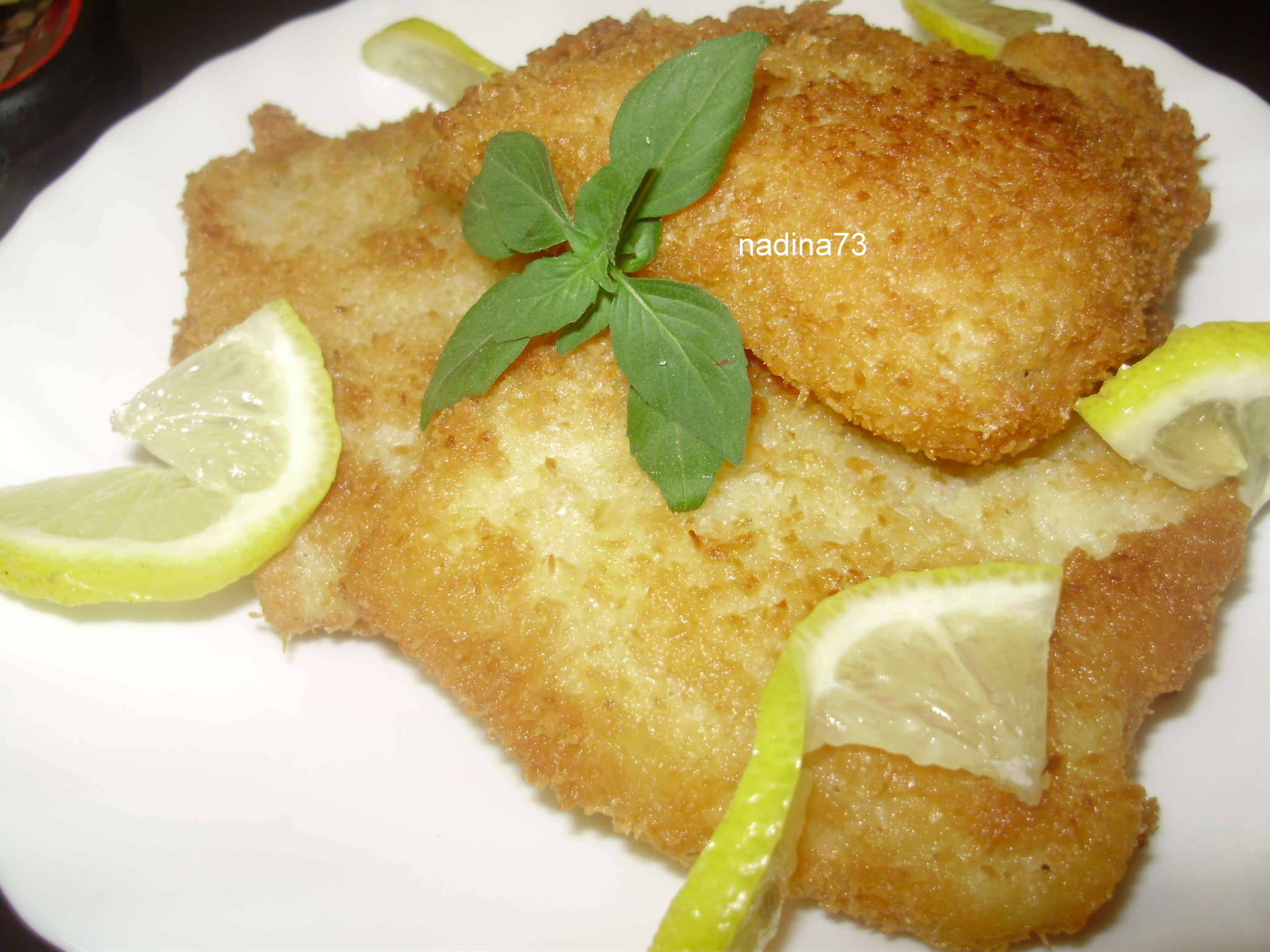 Filete de pangasius cu nuca de cocos