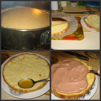 TORT CU CREMA DE CIOCOLATA, ROM SI TRUFE