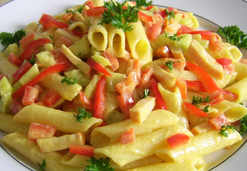 Paste penne cu sos de mustar