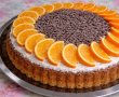 Tort cu crema de ciocolata si mandarine-6