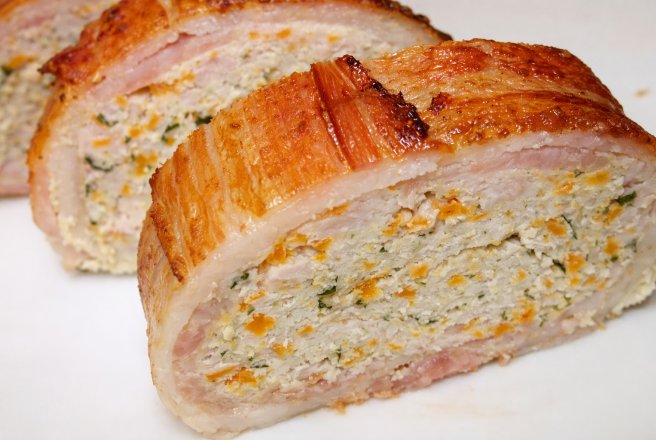 Drob de pui in bacon