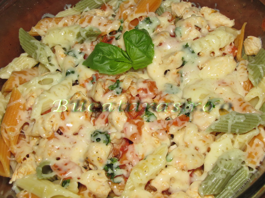 Penne cu pui provencal