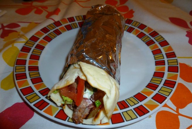 Kebab con piadine