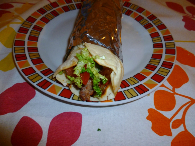 Kebab con piadine