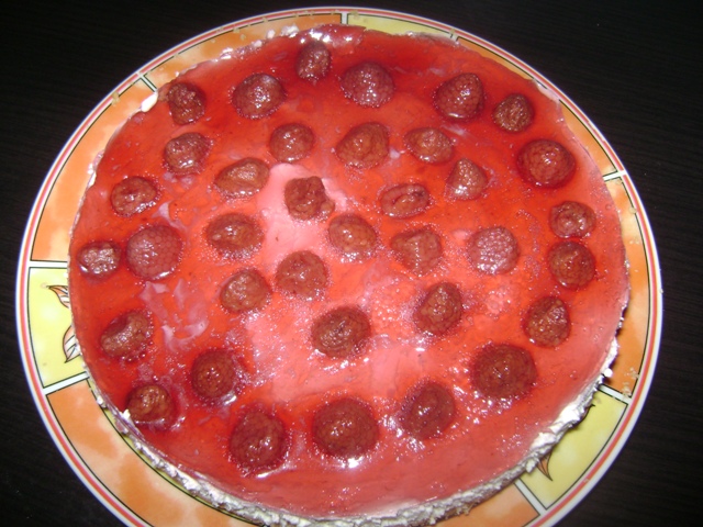 Cheesecake cu zmeura