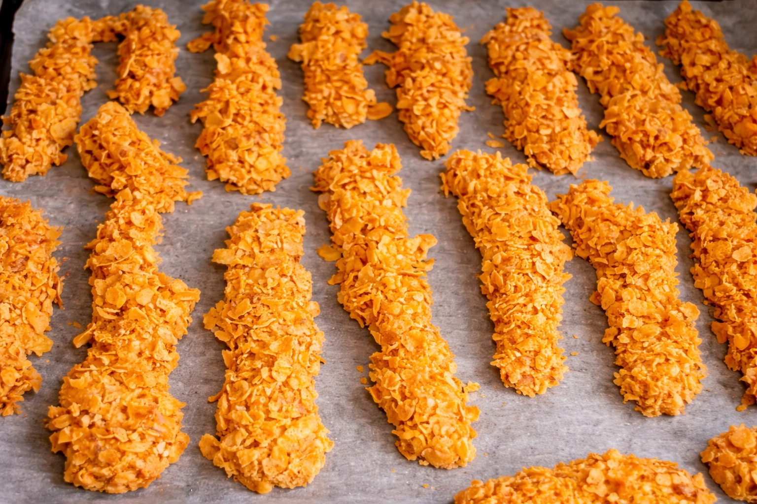 Fâşii de pui crocante - chicken fingers