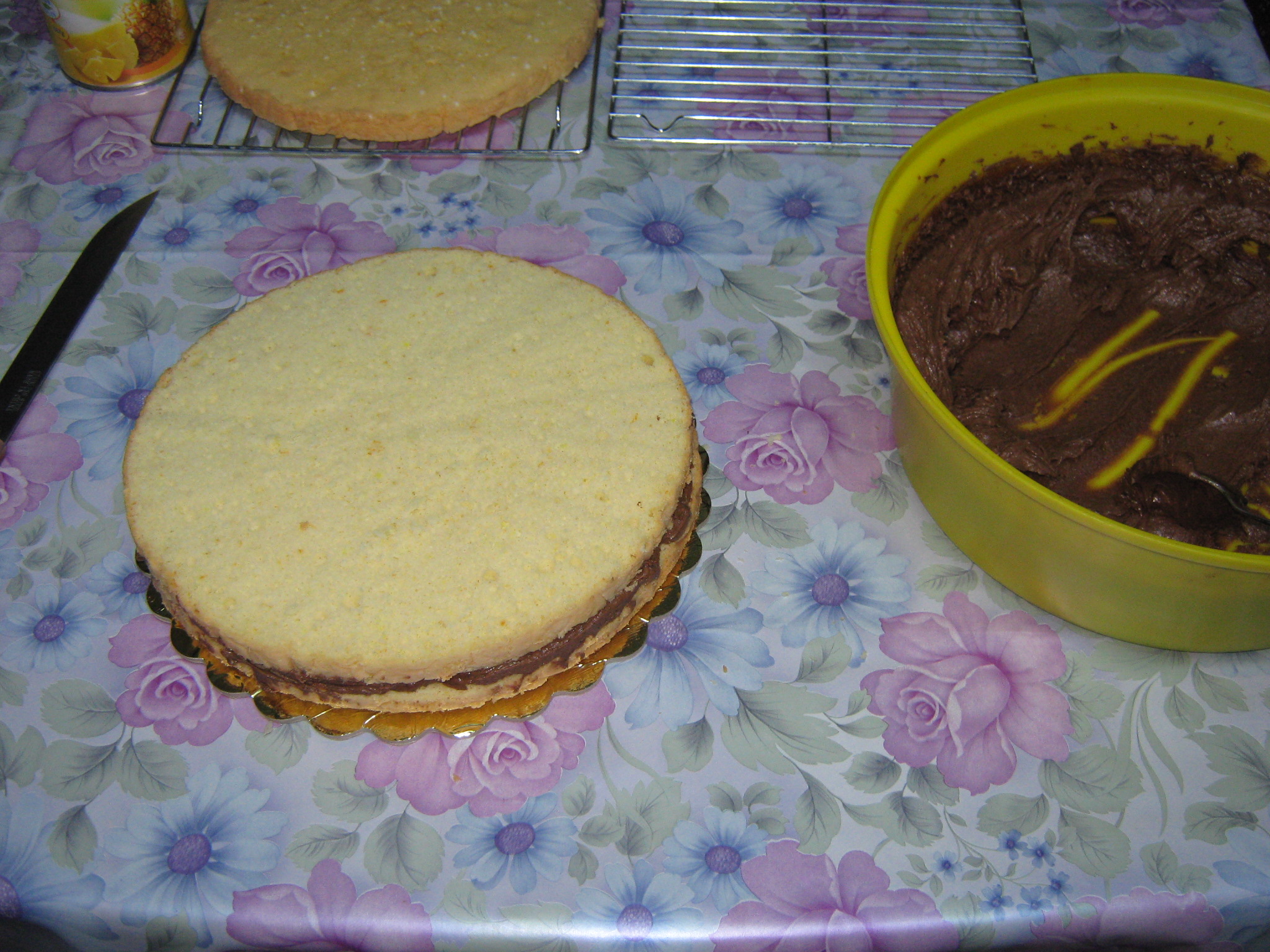 Tort cu crema de cacao si cafea