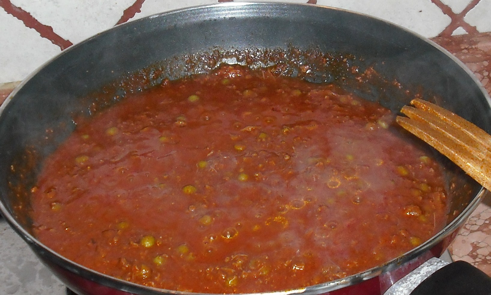 Spaghete alla bolognese(una din variante)