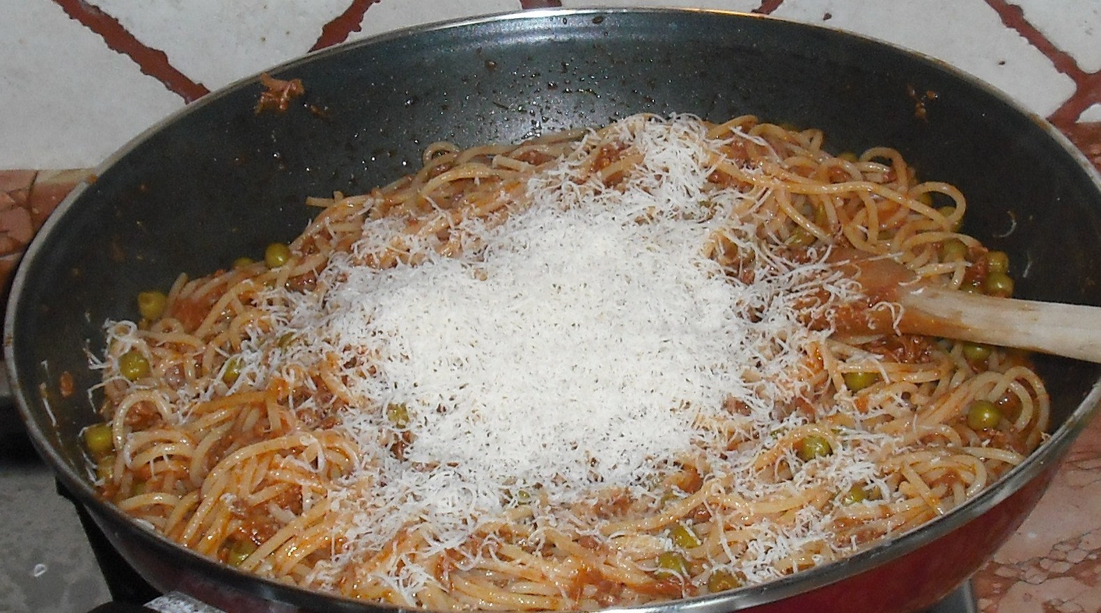 Spaghete alla bolognese(una din variante)