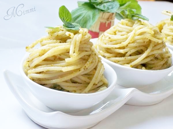 Spaghetti pesto alla genovese