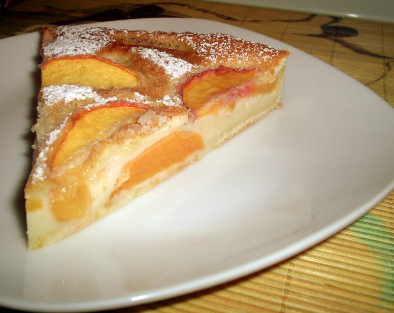 Clafoutis cu piersici