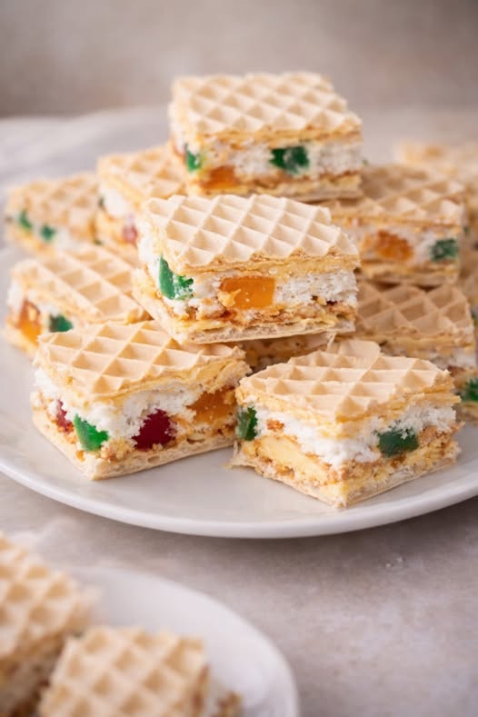 Prajitura cu foi de napolitane