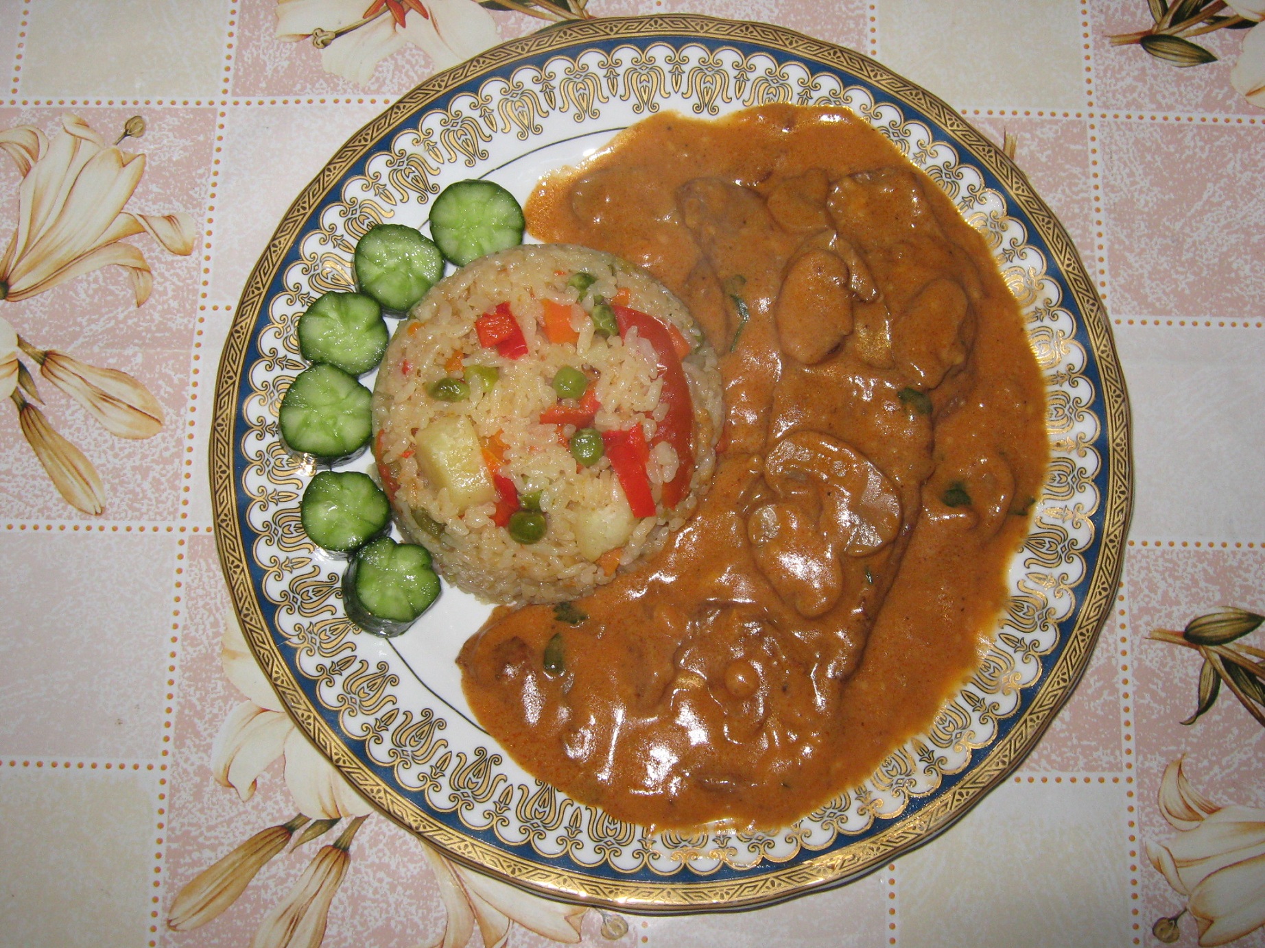 Snitele de vita Stroganoff