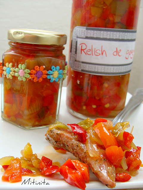 Relish de gogosari si ardei