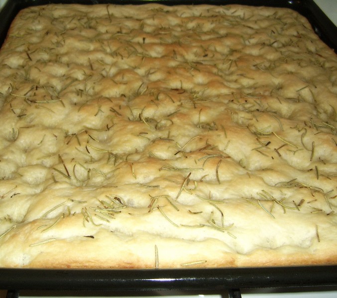 Focaccia cu rozmarin