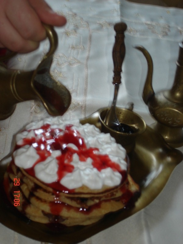 Pancakes cu branza de vaci