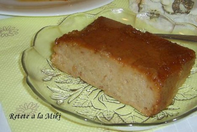 Budinca de gris in caramel