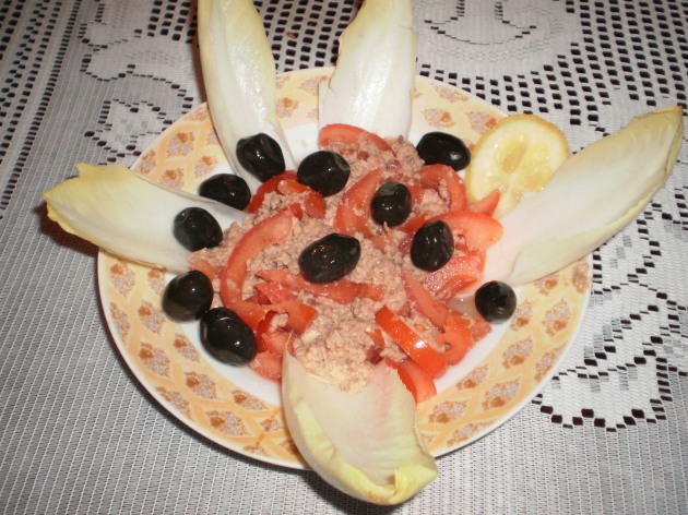 Salata de ton cu andive