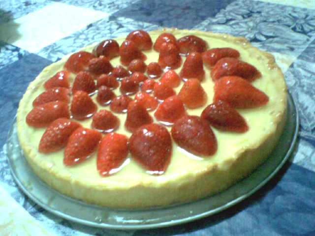 Tarta rapida cu capsuni