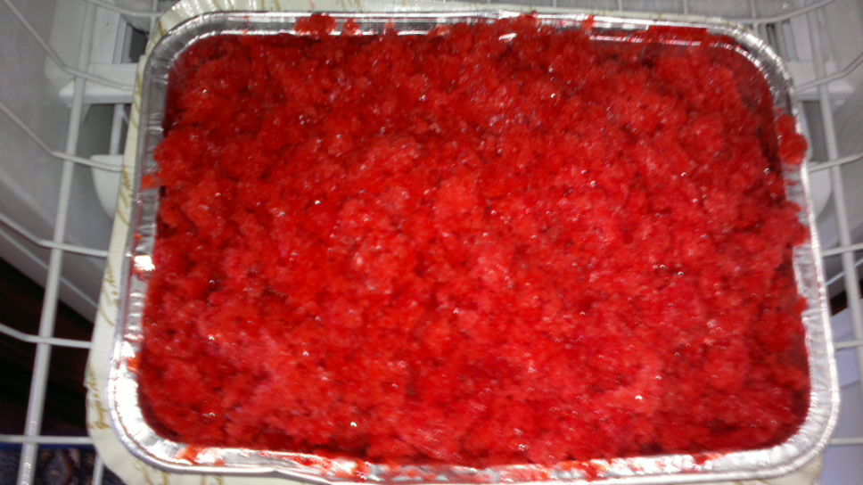 Granita de capsuni