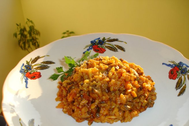 Pilaf cu legume si costita