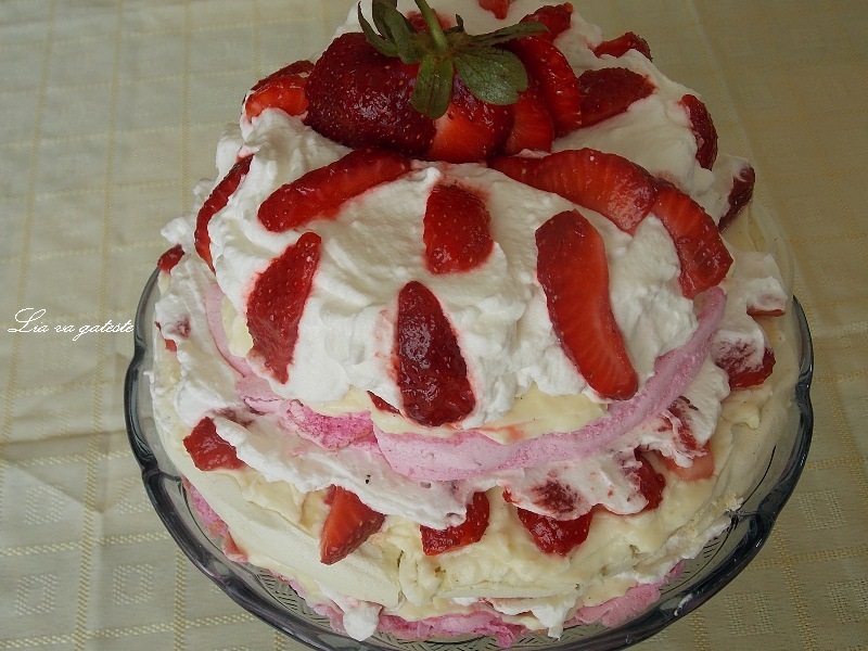 Pavlova in culori de primavara