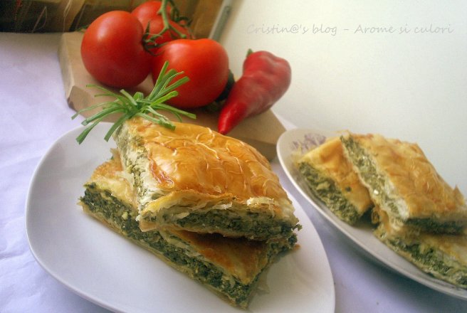 Spanakopita (Placinta cu spanac)