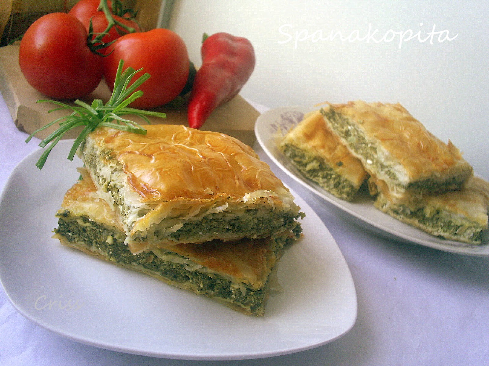 Spanakopita (Placinta cu spanac)