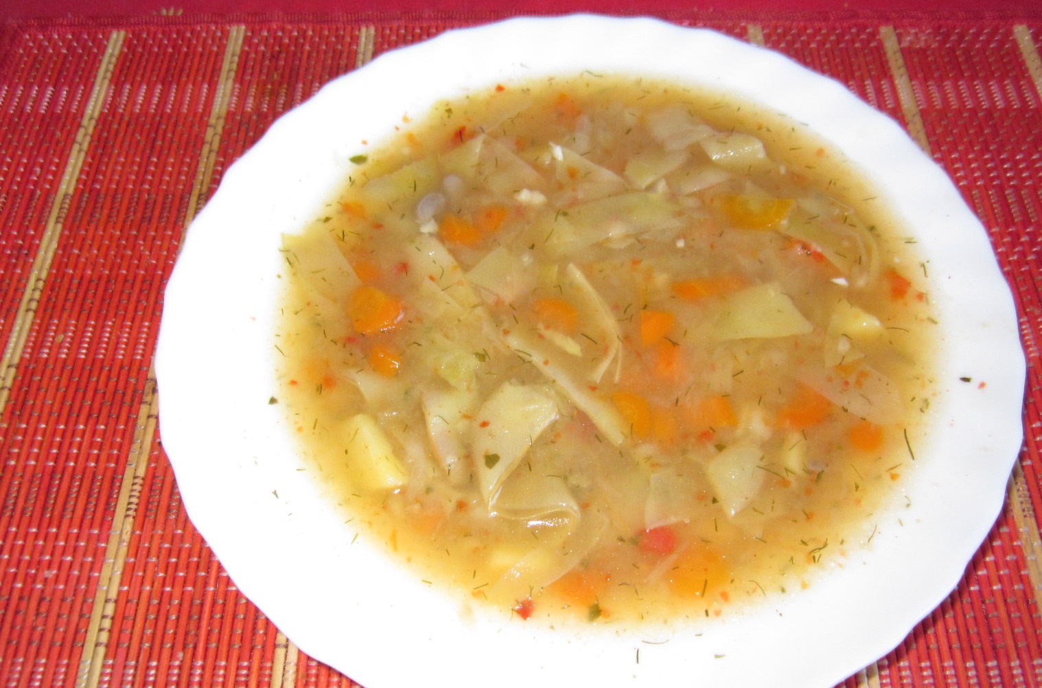 Ciorba de pastai (fasole galbena)