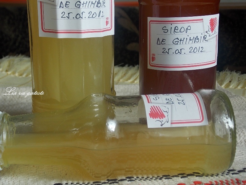 Sirop de ghimbir