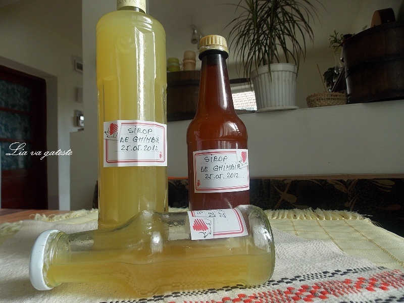 Sirop de ghimbir