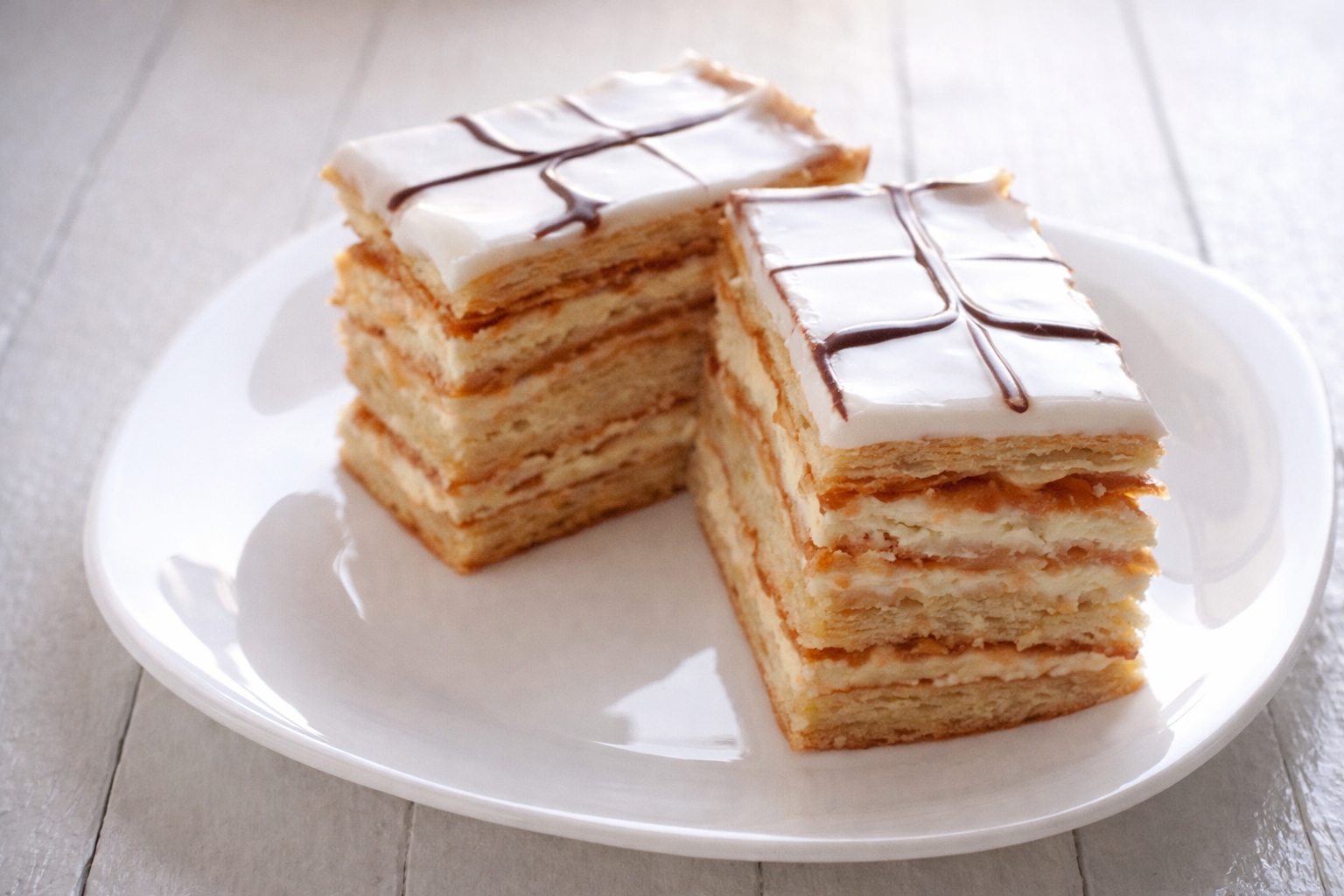 Foi cu crema de vanilie