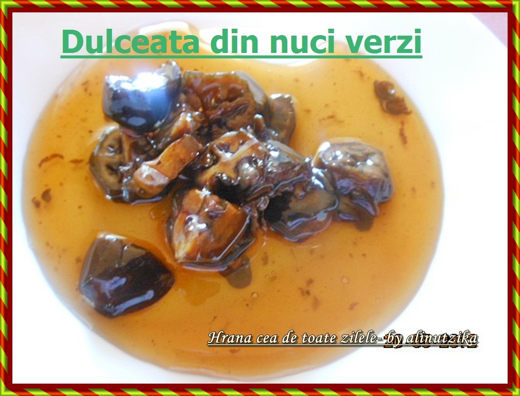 Dulceata de nuci verzi