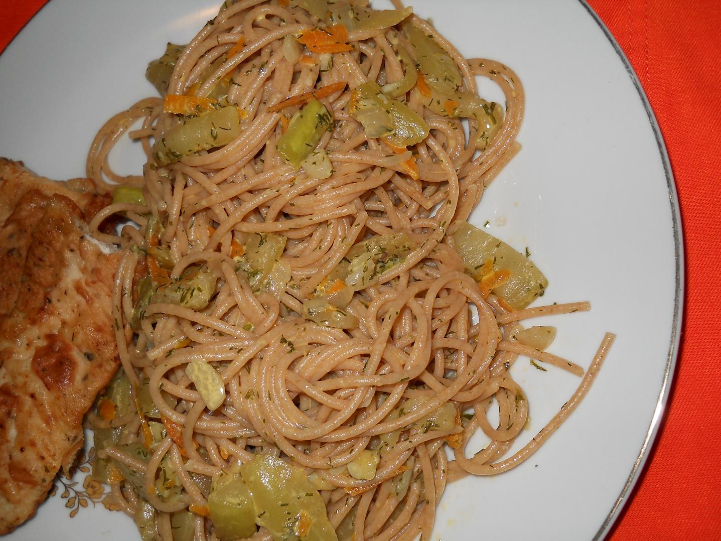 Spaghete cu dovlecel si morcovi