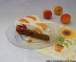 Tarta cu crema de iaurt si caise-1