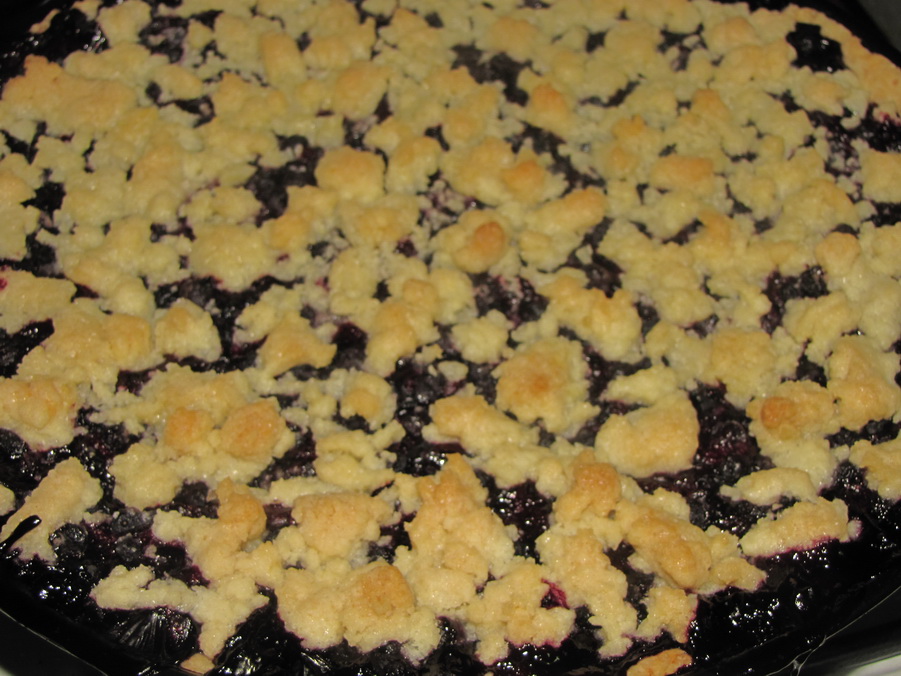 Blueberries pie