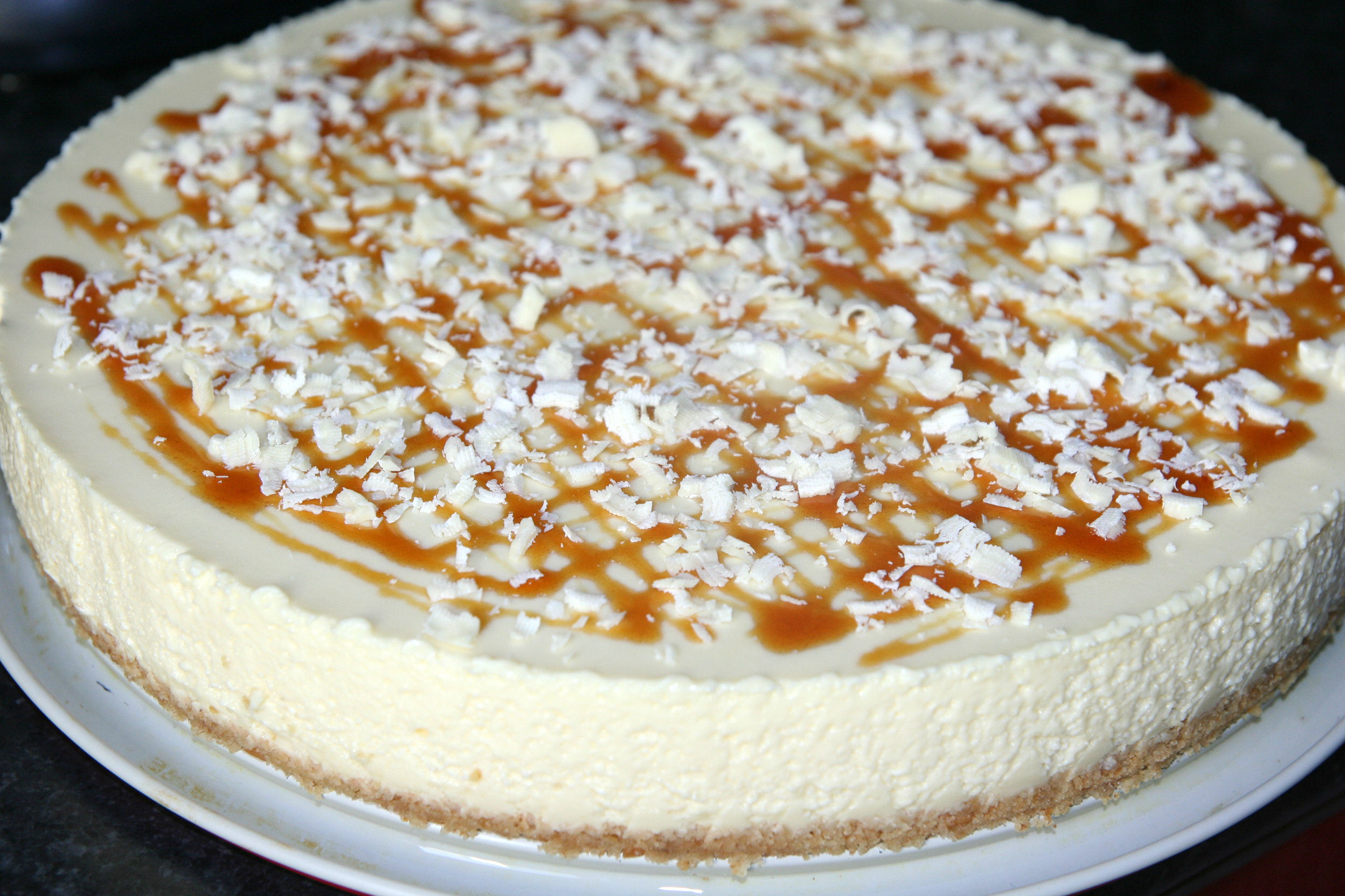 Cheesecake cu ciocolata alba si ricotta