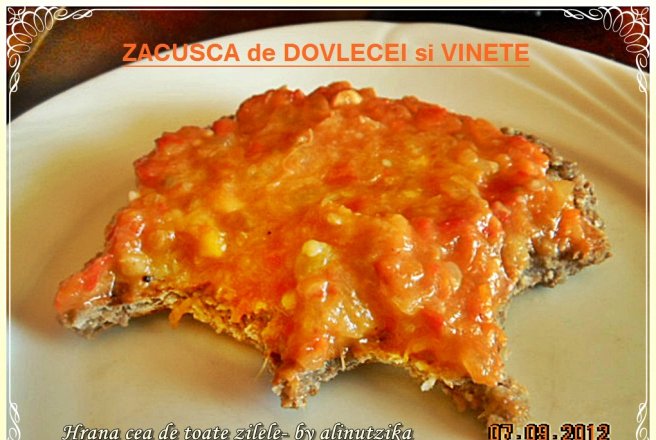 Zacusca de dovlecei si vinete