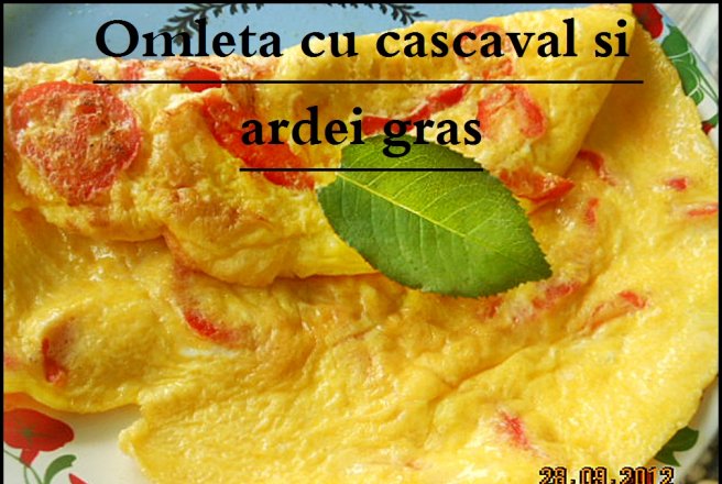 Omleta cu cascaval si ardei