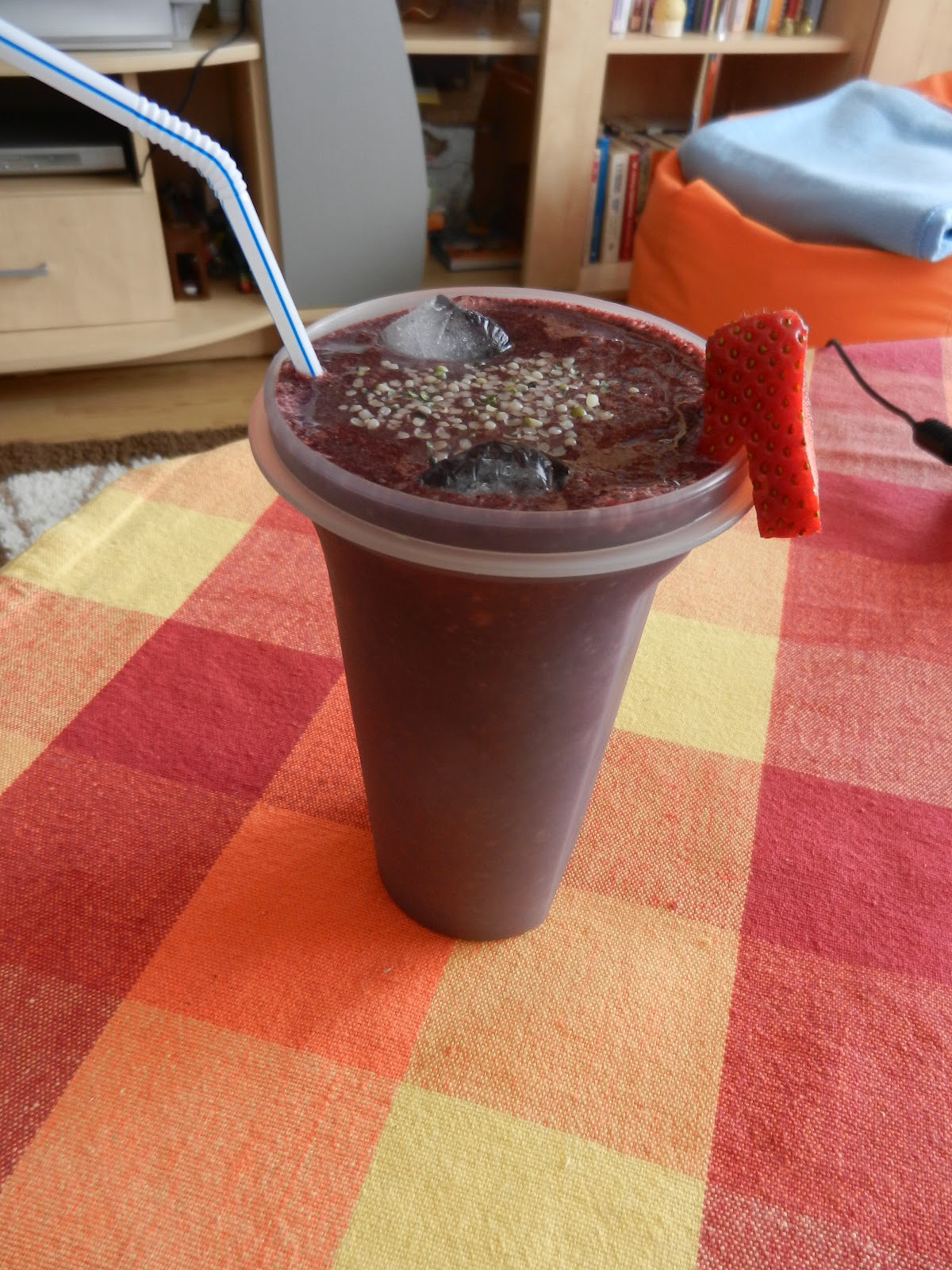 Milkshake Raw de capsuni