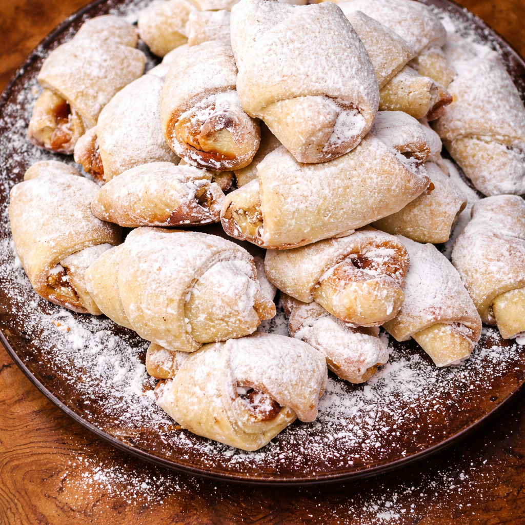 Cornulete fragede cu nuca (Post)