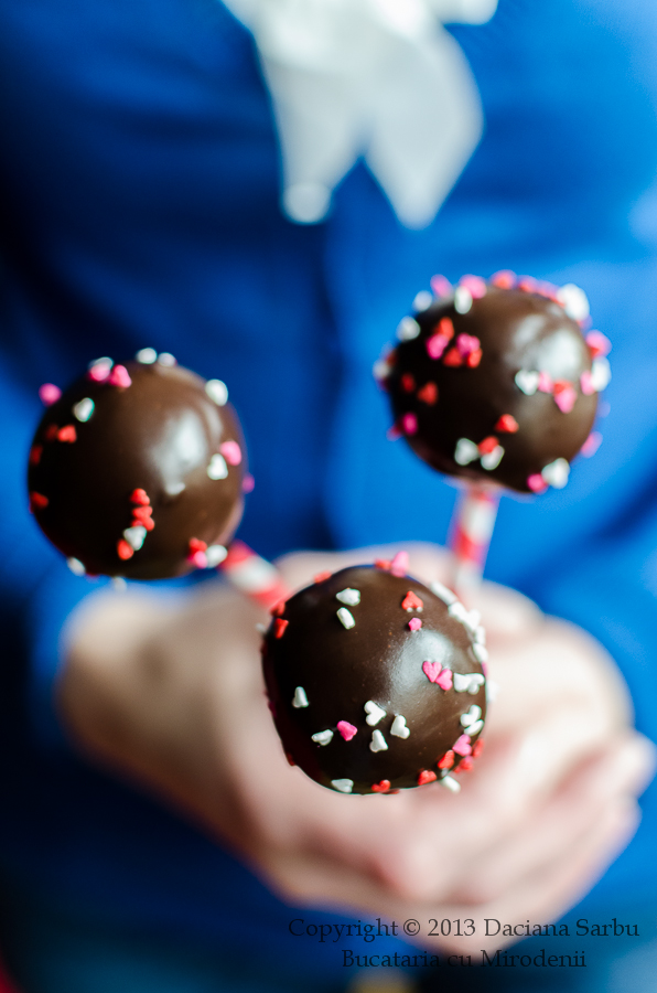 Cake pops de Valentine's Day