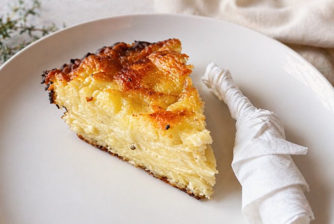 Budinca de spirale cu cascaval si telemea