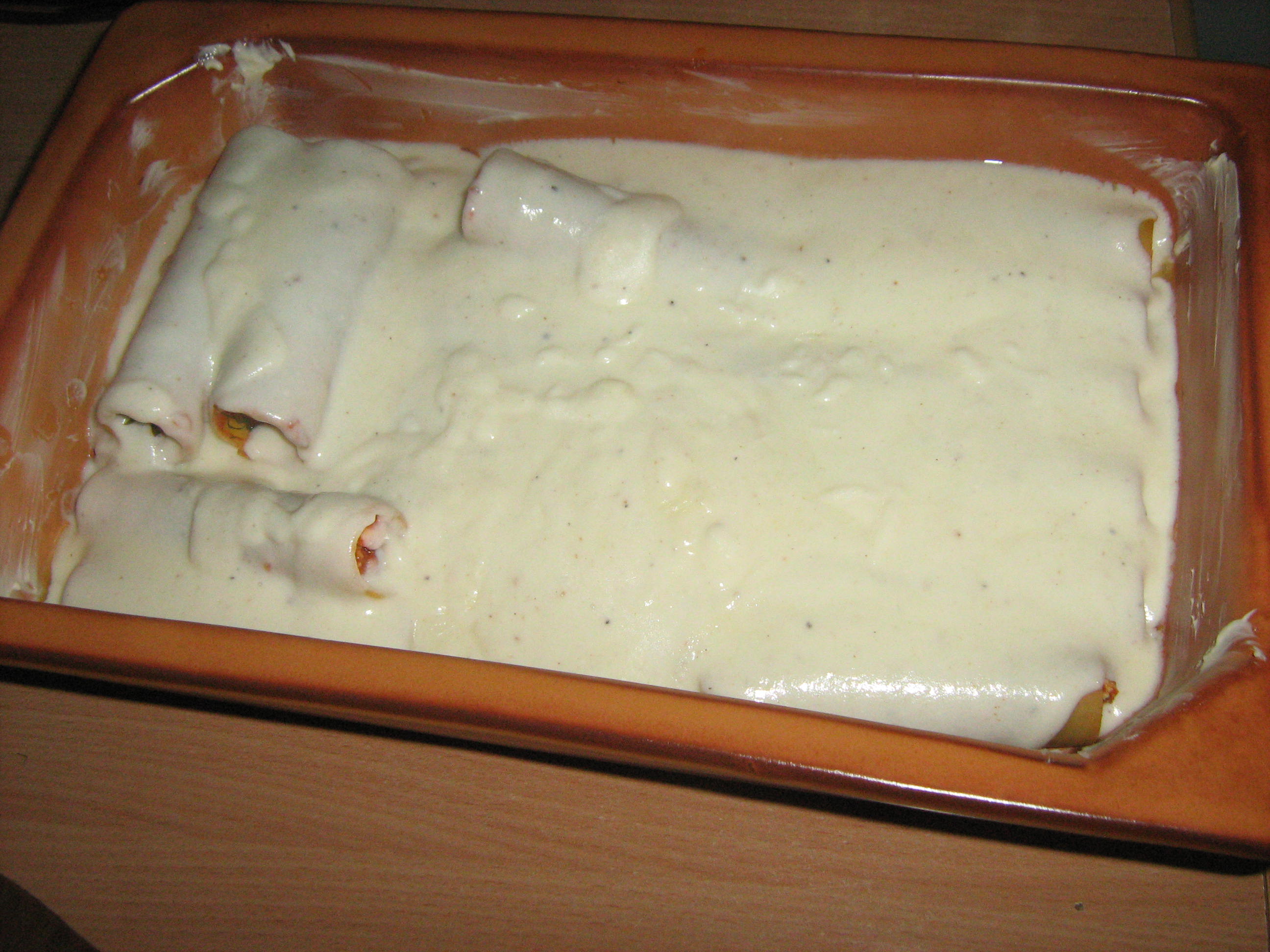 Cannelloni cu carne de pui