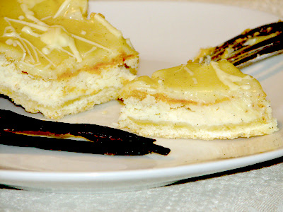 Tarta cu ricotta si ciocolata alba