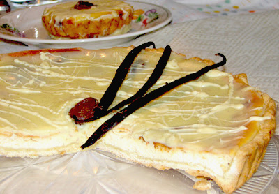 Tarta cu ricotta si ciocolata alba