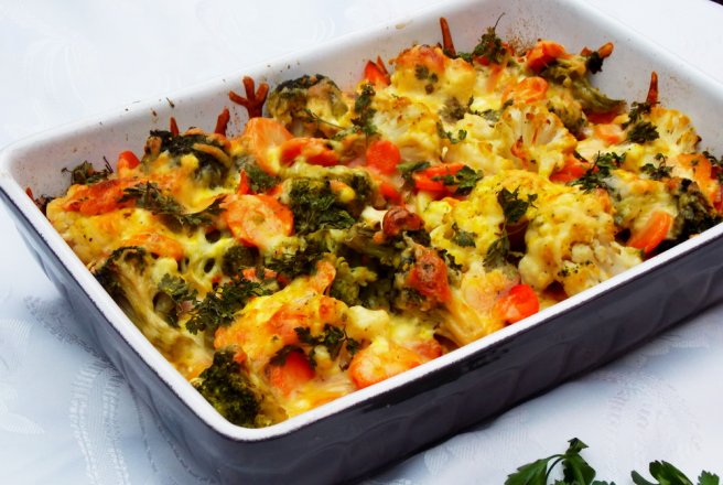 Legume gratinate la cuptor